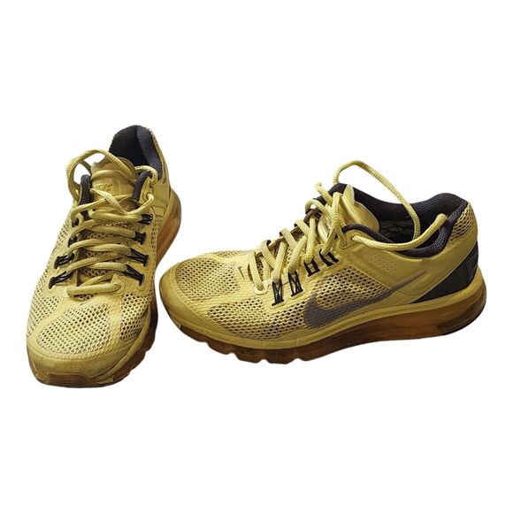 Nike Air Max + 2012 Volt Neon Yellow Running 554886-701 Size 8 - Picture 3 of 7